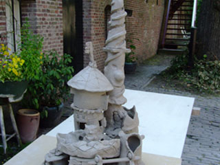 Toren van babel boetseren