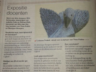 De Gelderlander over de expositie in Landhuis Kernhem – 2017