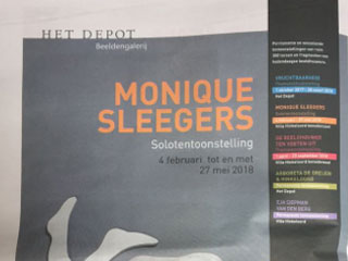 Kunstkrant van mijn solo-expositie in Villa Hinkeloord 2018