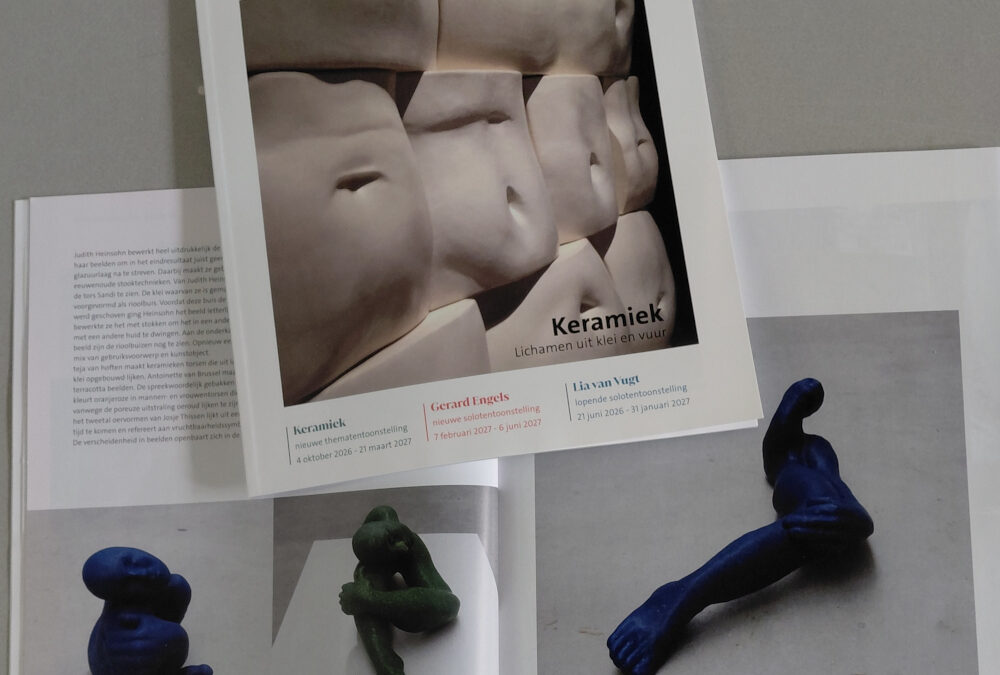 Publicatie tijdschrift Fragment nr.29 najaar 2026 expo KERAMIEK